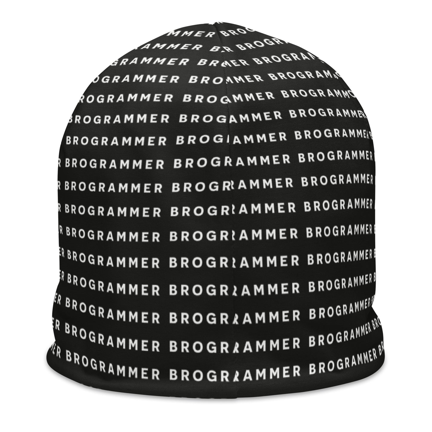 Brogrammer Black Beanie