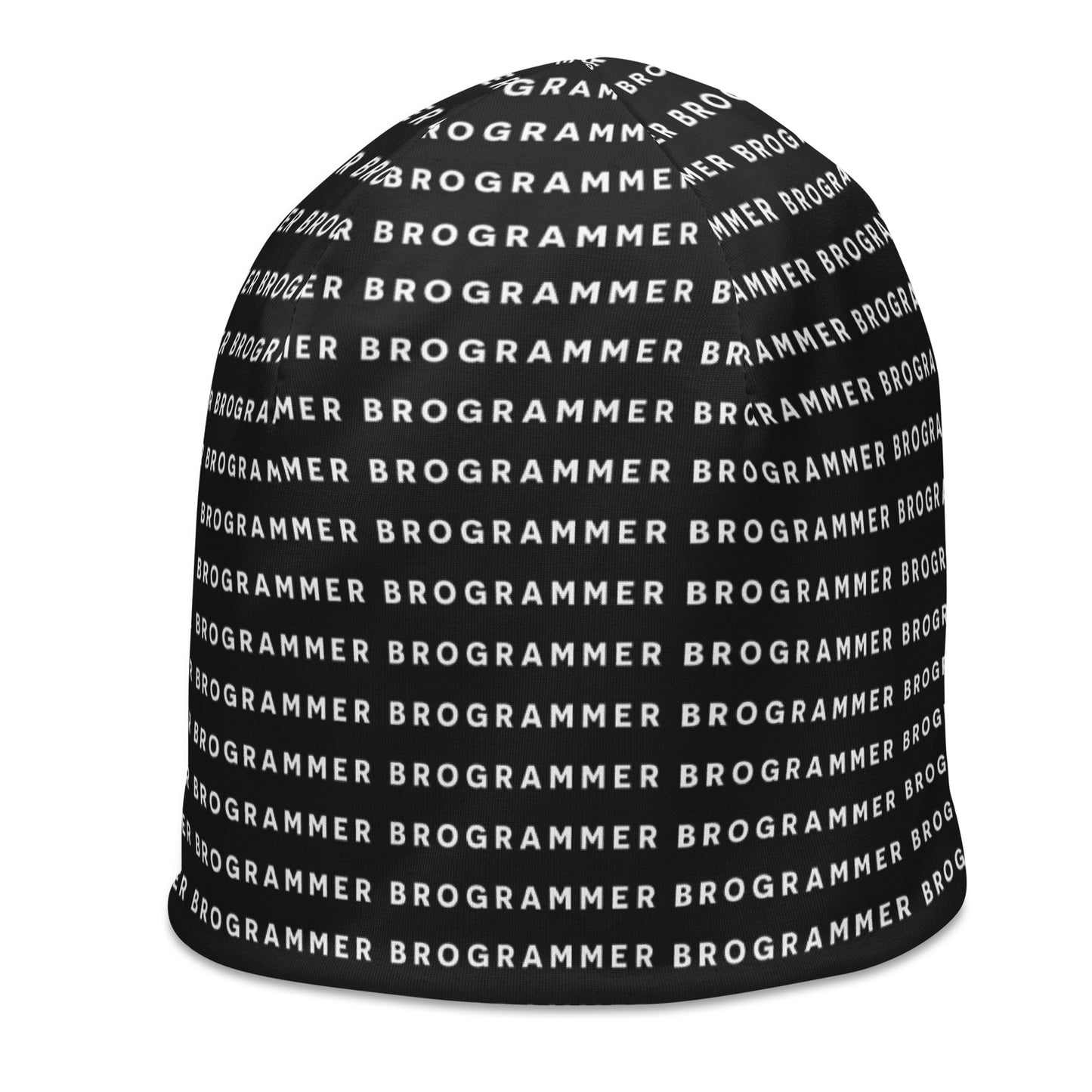 Brogrammer Black Beanie