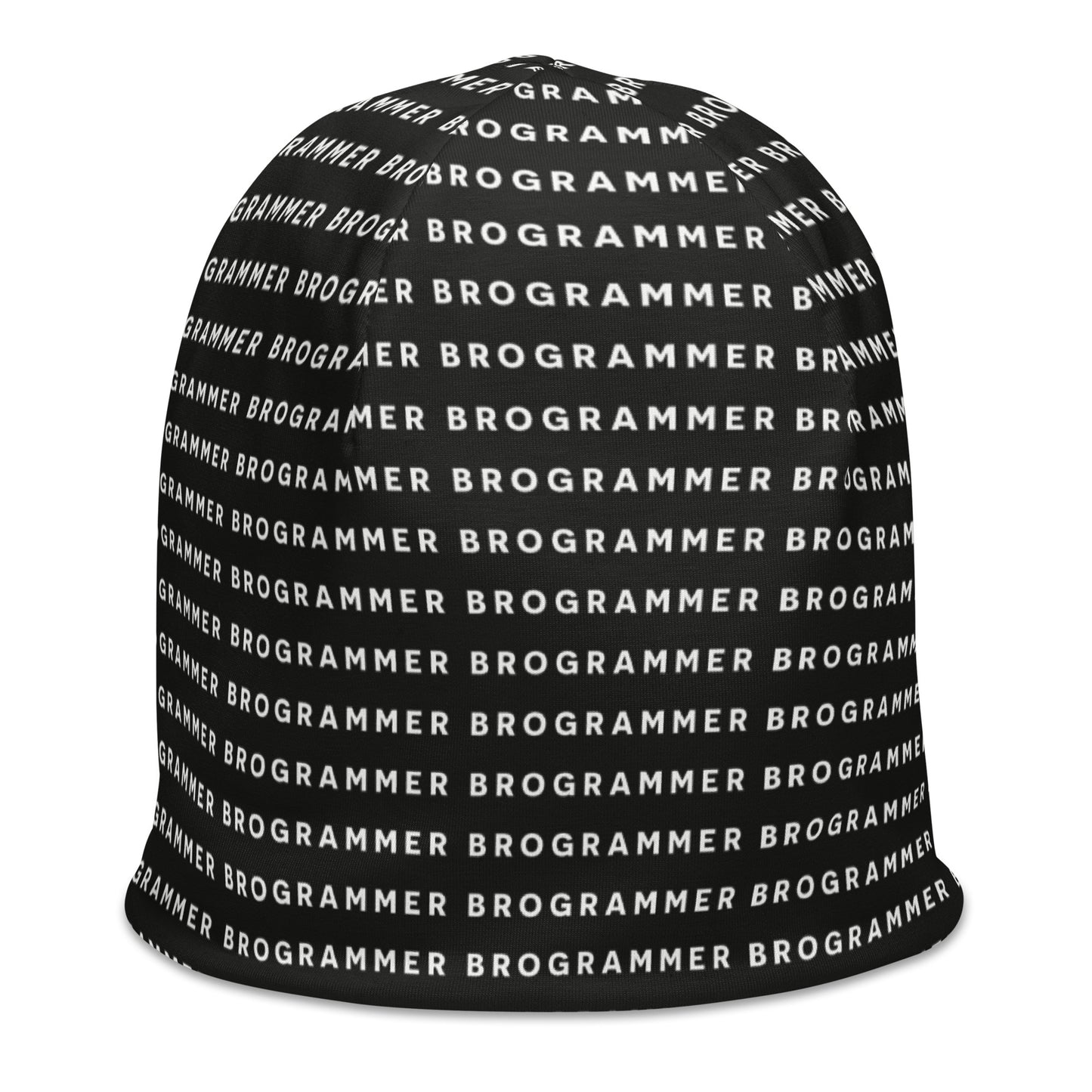 Brogrammer Black Beanie