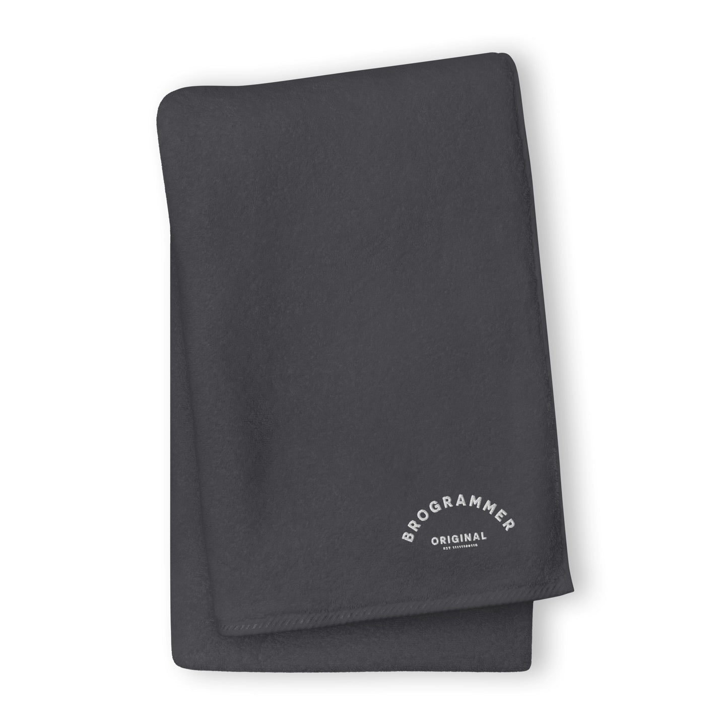 Brogrammer original cotton towel