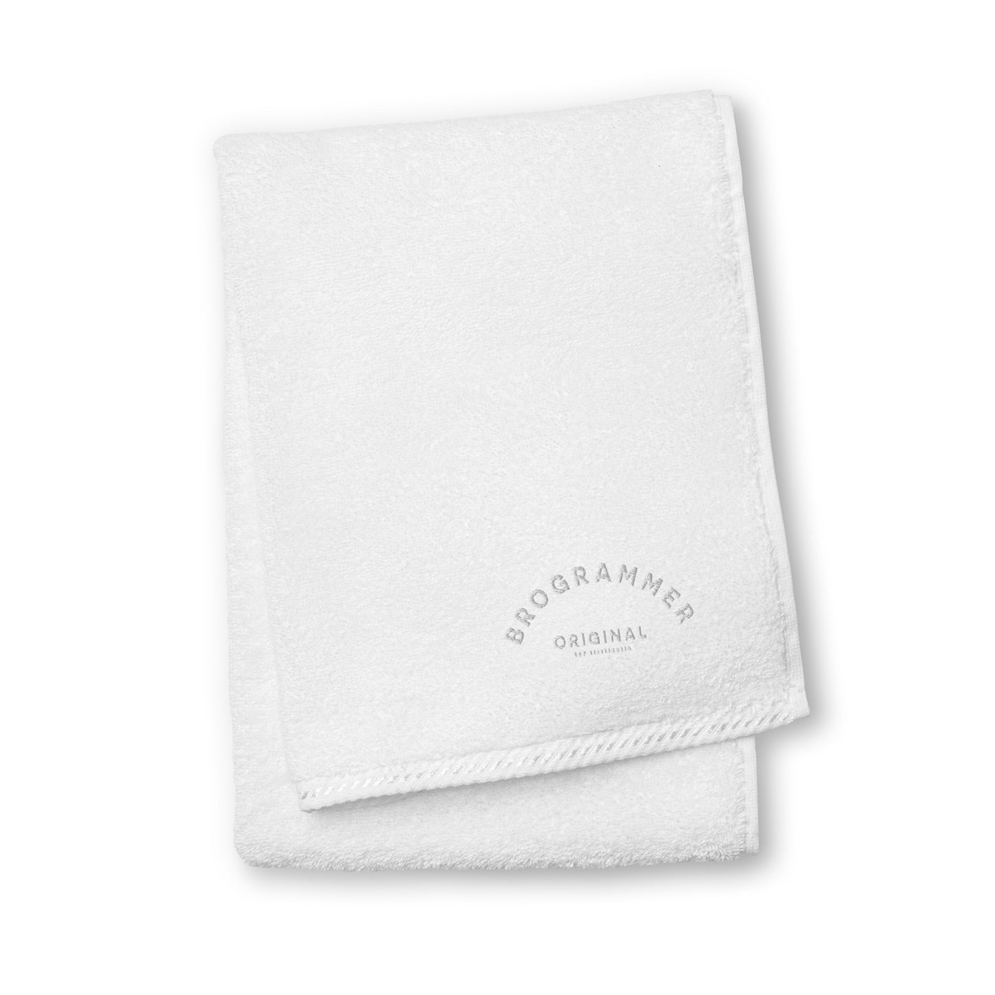 Brogrammer original cotton towel
