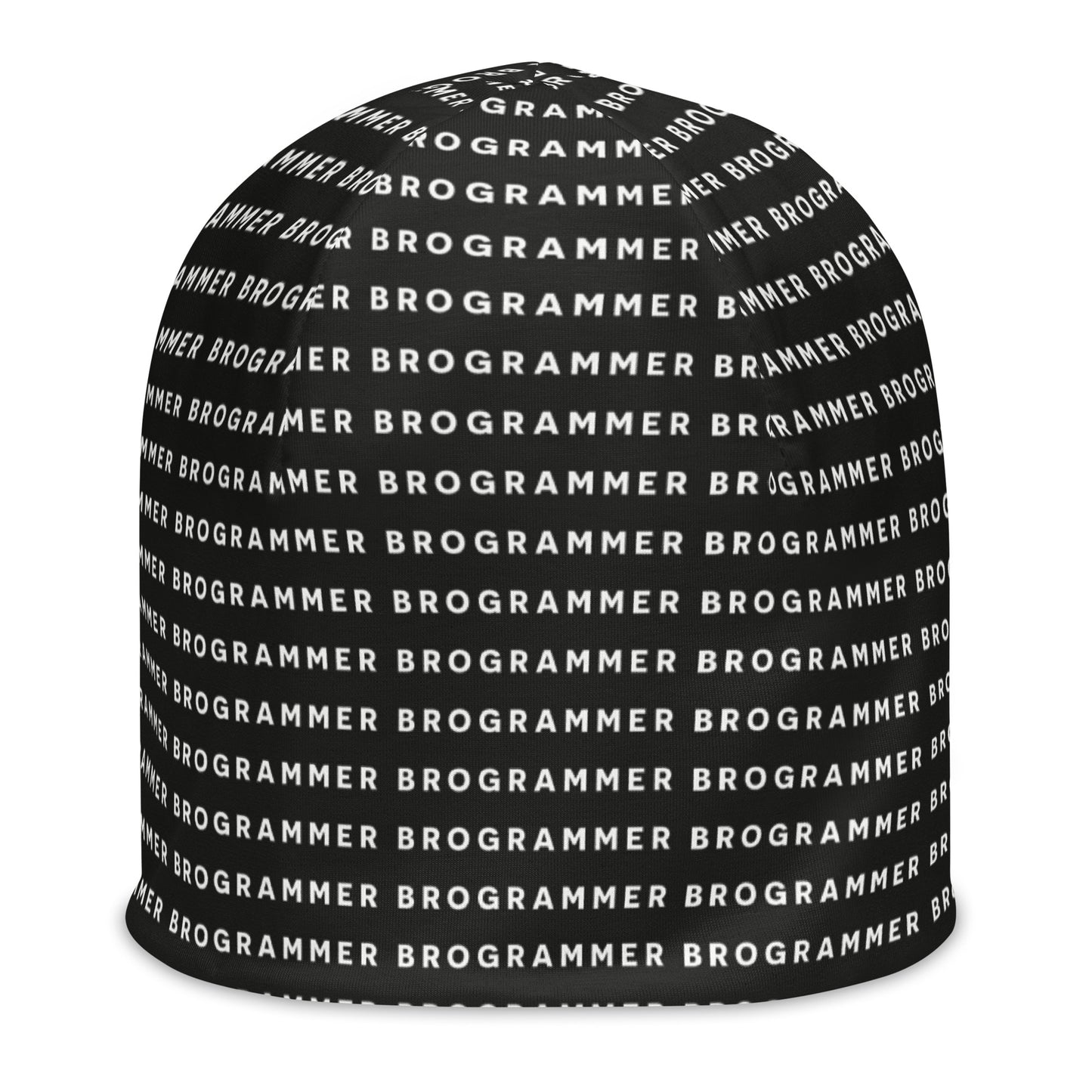 Brogrammer Black Beanie