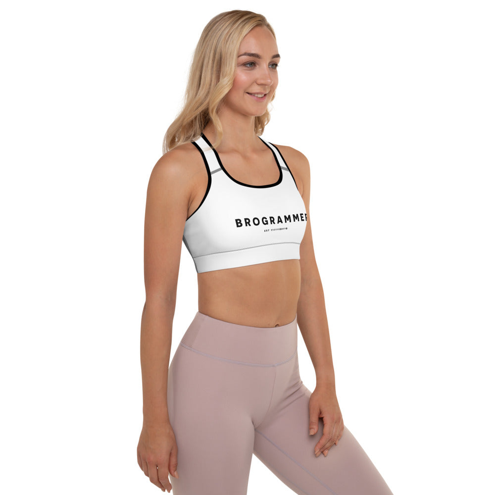 Padded Sports Bra – Brogrammer