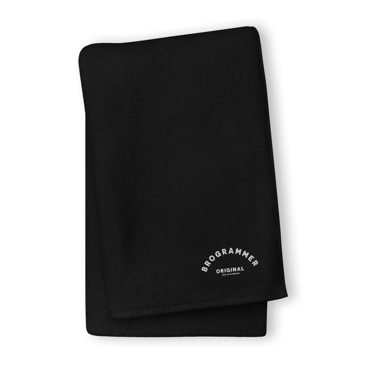 Brogrammer original cotton towel