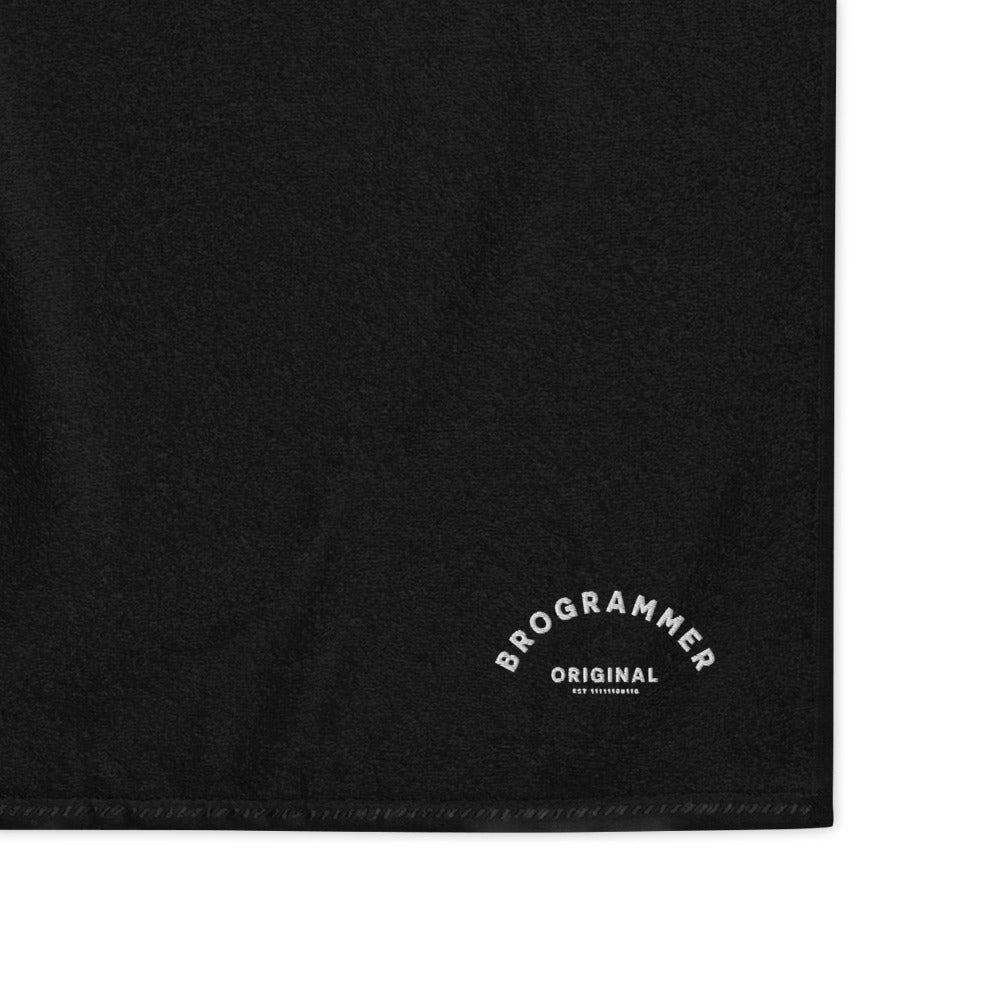 Brogrammer original cotton towel