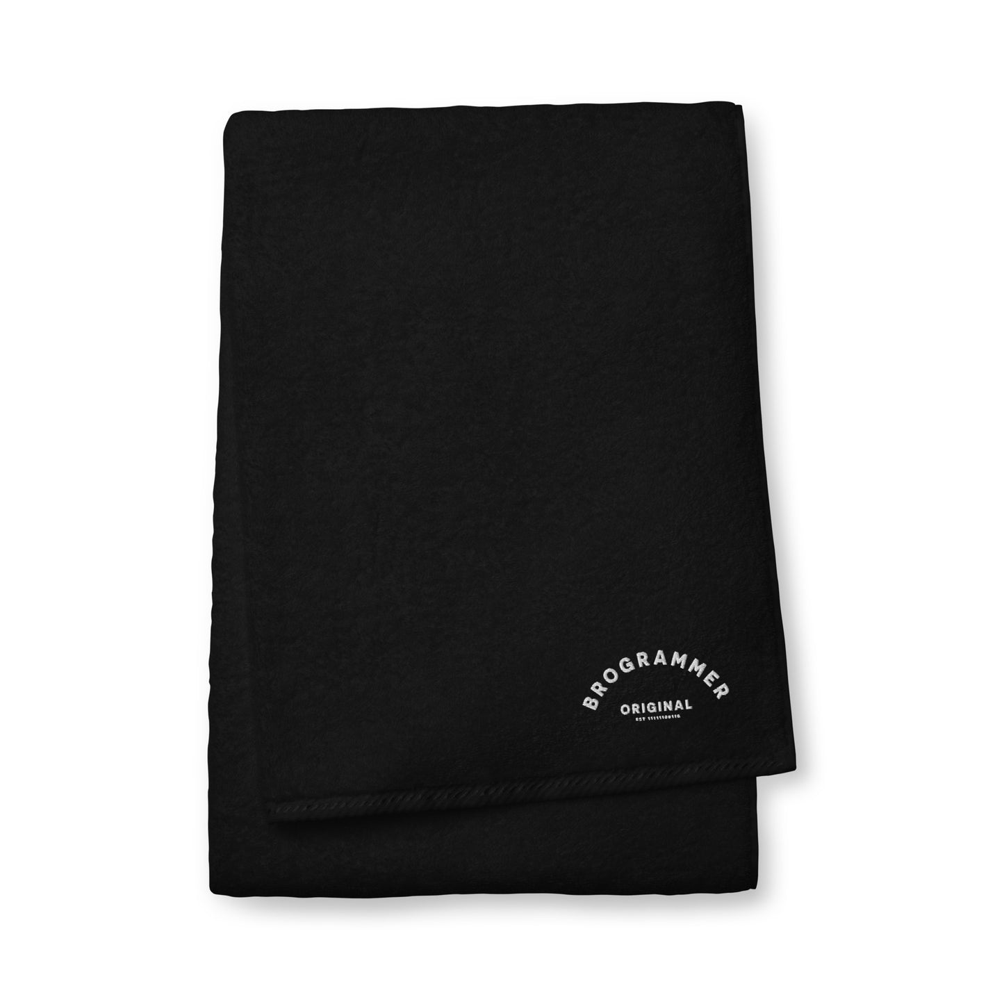 Brogrammer original cotton towel