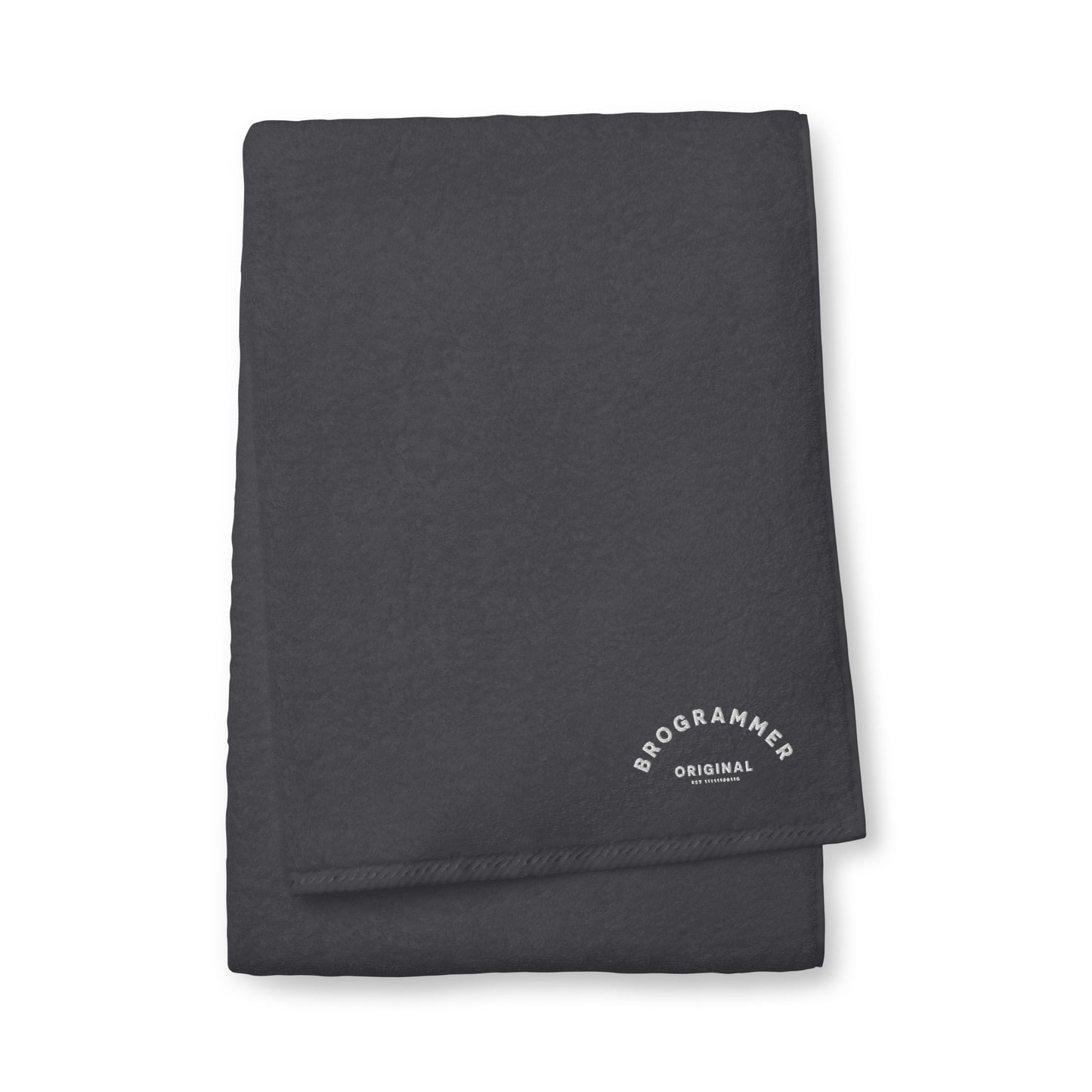 Brogrammer original cotton towel