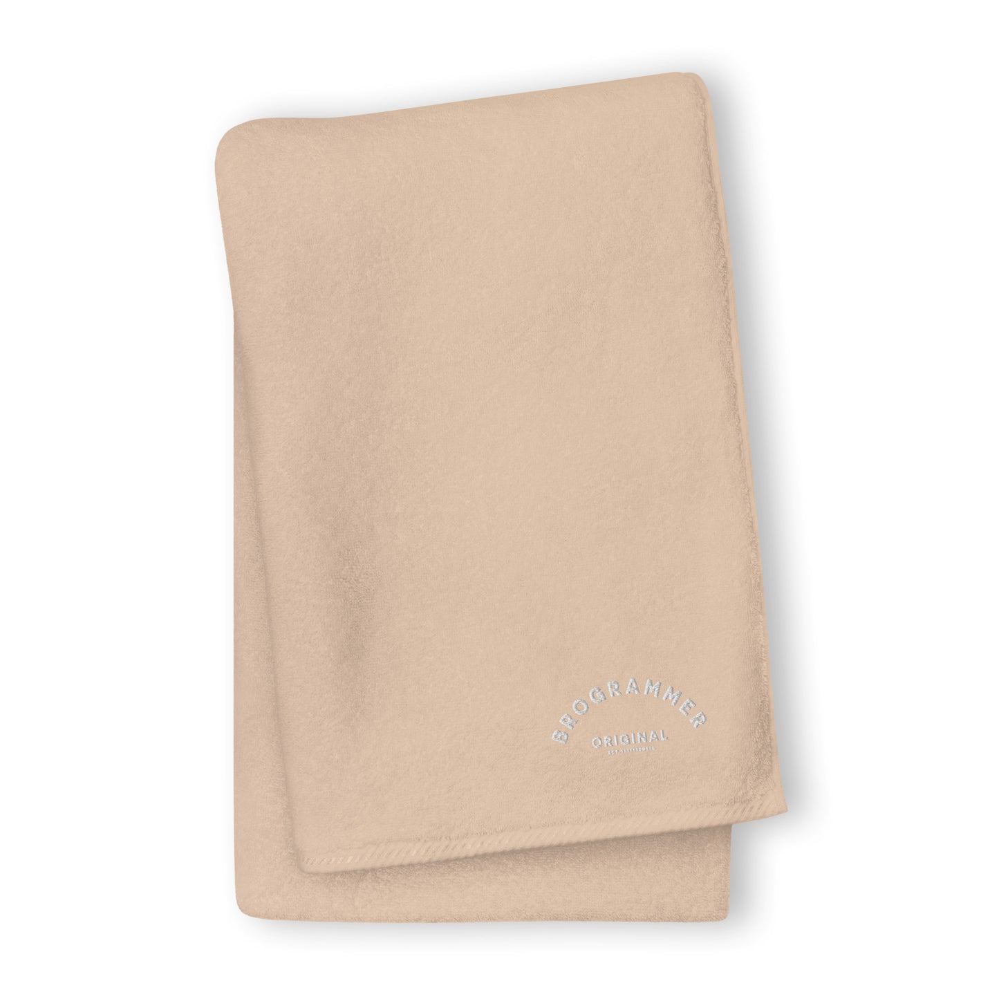 Brogrammer original cotton towel