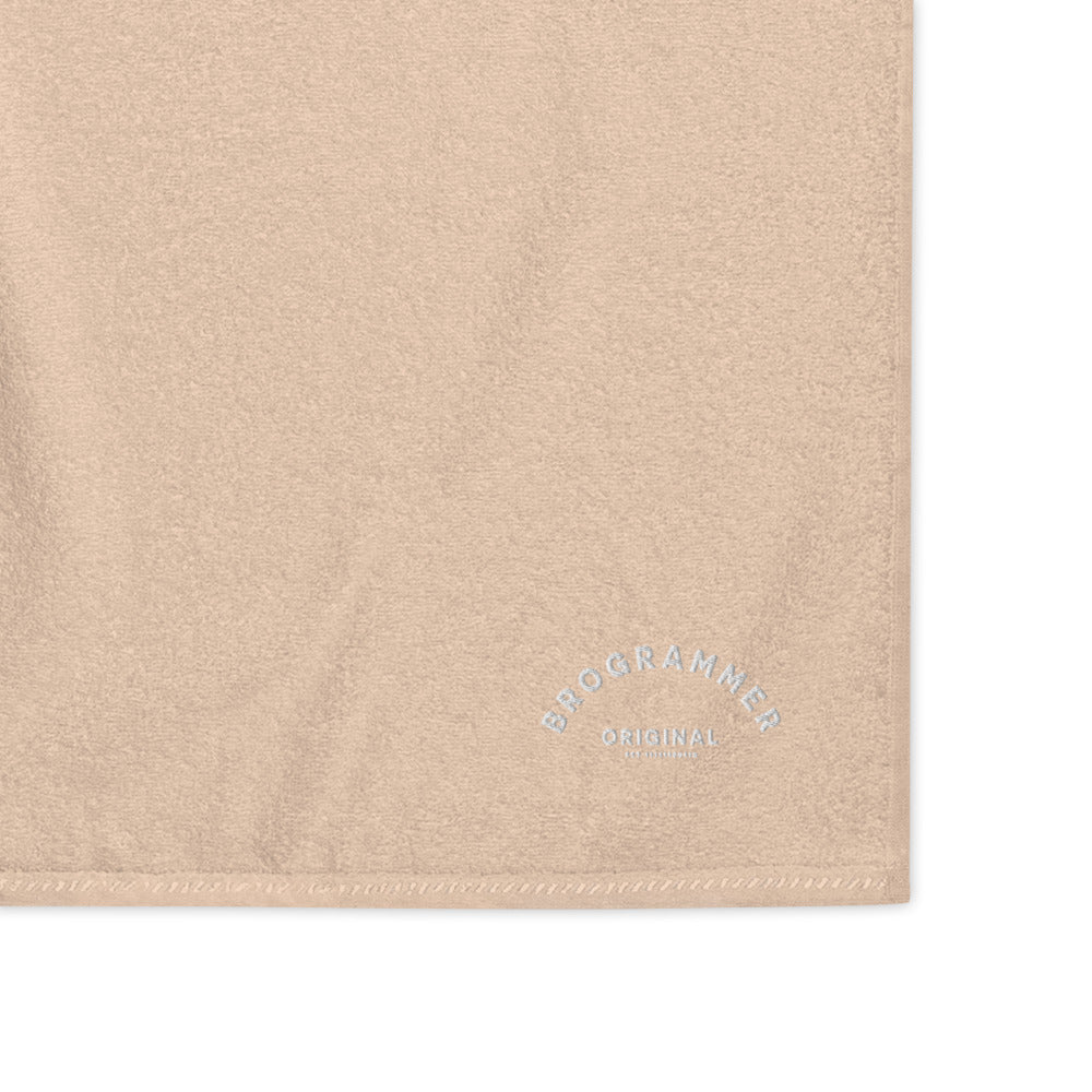 Brogrammer original cotton towel