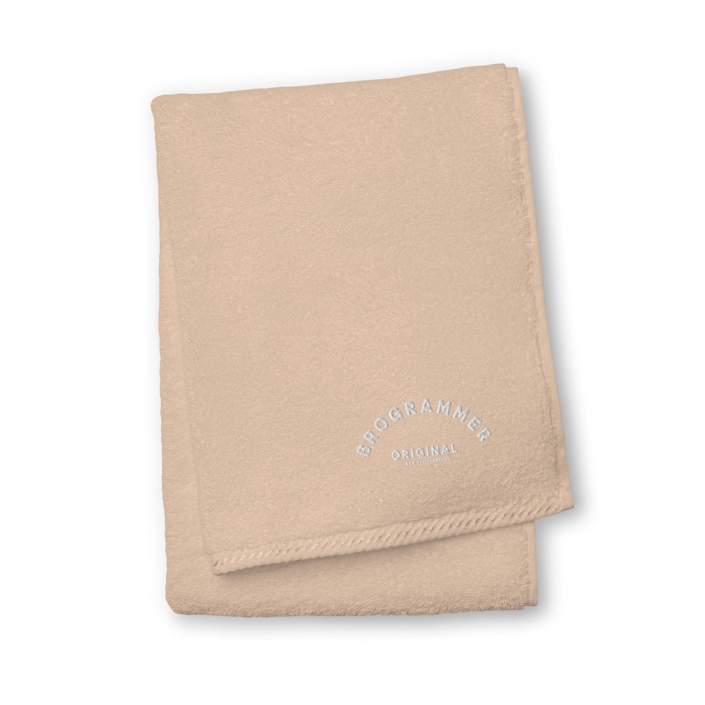 Brogrammer original cotton towel