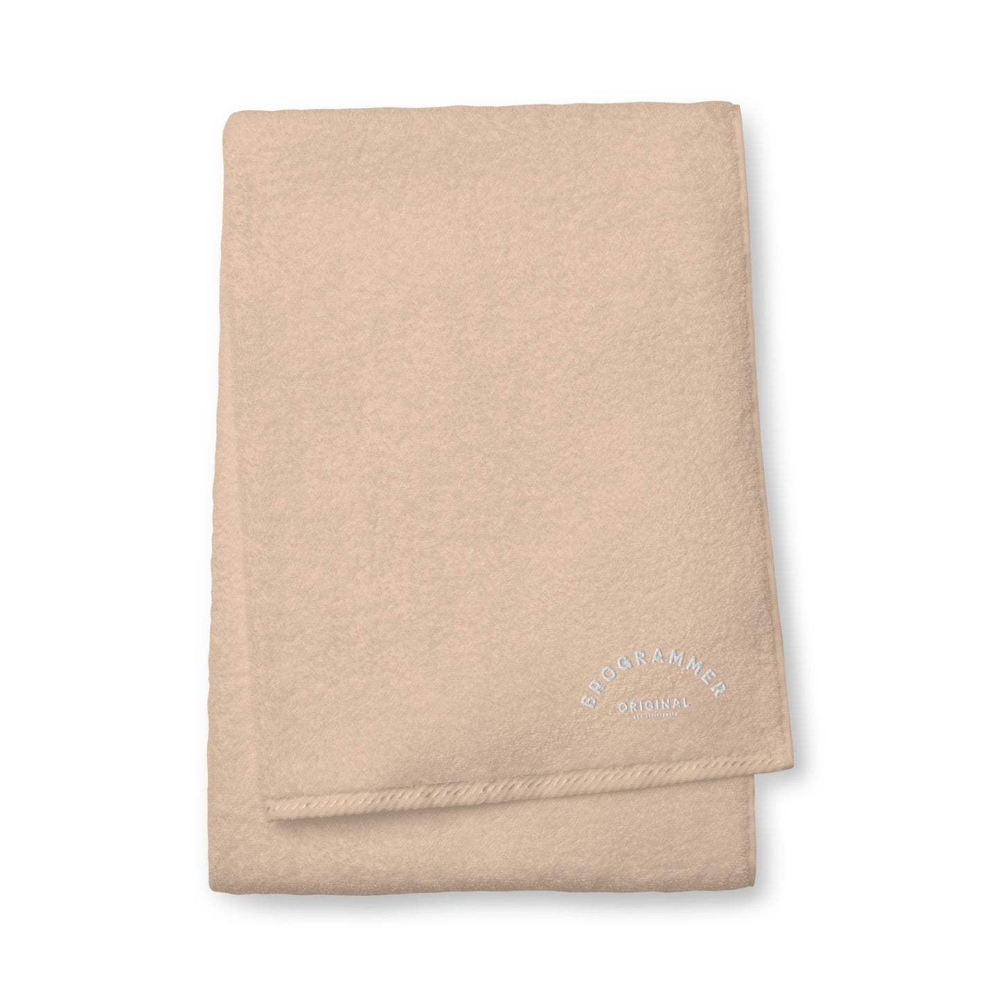 Brogrammer original cotton towel