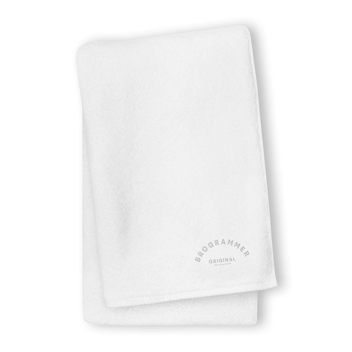 Brogrammer original cotton towel