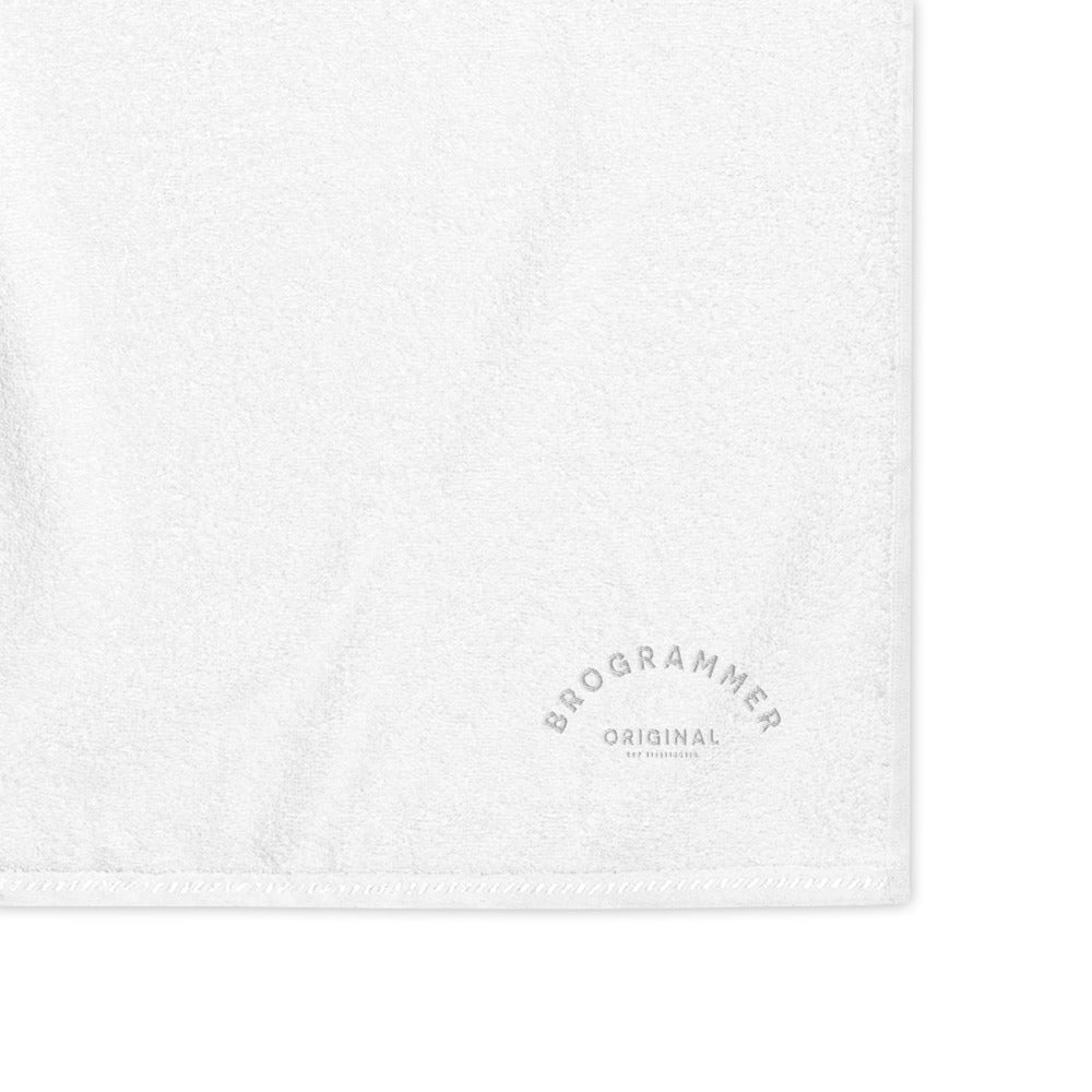 Brogrammer original cotton towel